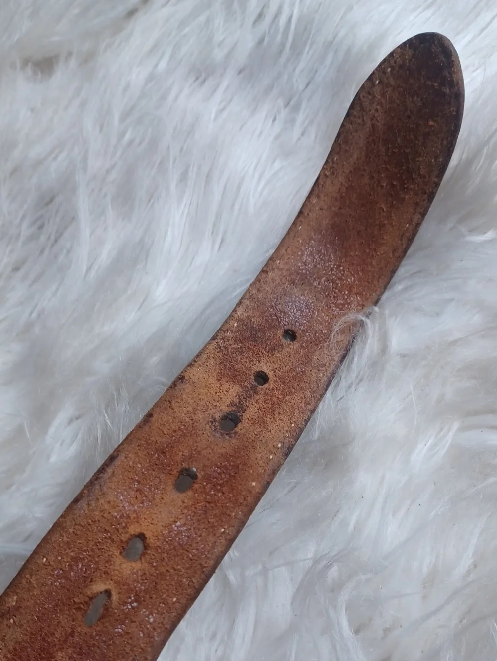 Vintage 1978 Motor Harley Davidson Leather Belt With Amazing Buckle